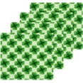 thumbnail image 2 of Coolnut St. Patrick's Day Clover Washcloths 2 Pack, Highly Absorbent Soft Cotton Fingertip Towels for Bathroom, Kitchen, Gym, Spa, Home Decor, 12 x 12 Inch Washcloth Gift, 2 of 7