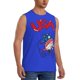 thumbnail image 2 of Fotbe Gnome 4th of July Men's Camiseta sin Mangas Estampada para Hombres, Playera Casual para Gimnasio, Entrenamiento, Playa-XX-Large, 2 of 7