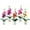 Purple, variant on D-GROEE Fake Plants Artificial Potted Orchid Flowers for Home Office Bathroom Decor, PVC Orchids for Shelf Desk Decoration