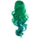 thumbnail image 5 of Peluca larga y rizada para mujer, peluca de pelo sintético de moda para cosplay, sombreros para mujer, Grils (verde), 5 of 6