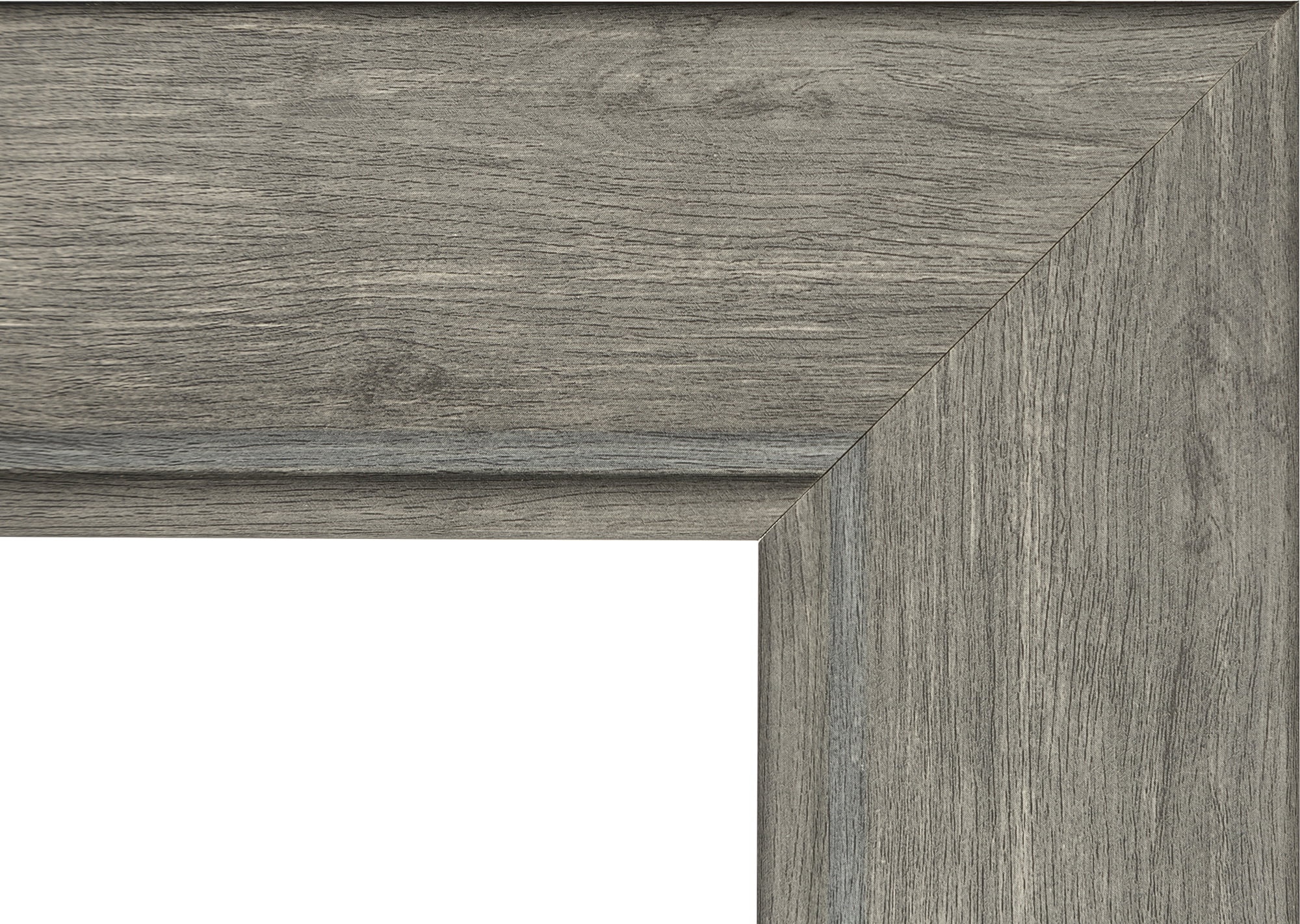 Mainstays Full-Length Rectangular Mirror, 17Inx53In, Rustic Grey
