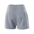 thumbnail image 5 of Pxiakgy Womens Shorts Dressy High Waisted Wide Leg Shorts Pleated Business Casual Work Trouser Shorts Lounge Summer Side Button Pleated Shorts with Pockets Dressy Summer Shorts for Women 2025 Relaxe, 5 of 6
