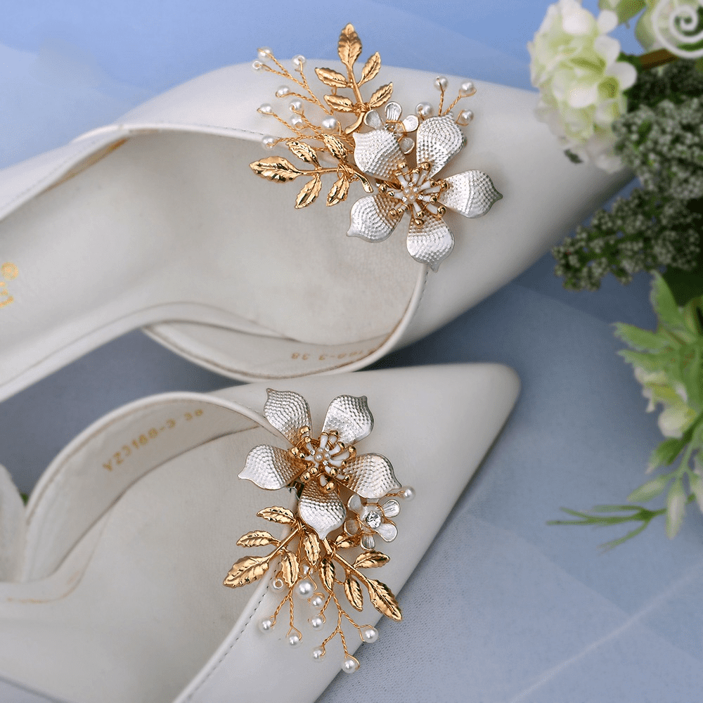 G16 Fashion DIY Shoe Accessories High Heel Decoration Bead Shoe Clips 2pcs  Shoe Clip Decoration Jewelry Charms 1 Pair