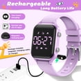thumbnail image 3 of Bomieux Kids Watches Digital Sport Watch with Pedometer Stopwatch Vibration Alarm Watch for Boys Girls Birthday Christmas Gifts for Kids, 3 of 7