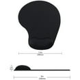 thumbnail image 6 of SZDUDU Office & Gaming Mouse Pad with Comfortable Gel Wrist Rest Support, Easy Gliding Computer Mouse Pads, Pink, 6 of 7