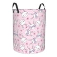 thumbnail image 2 of Daiia Cute Rabbit Flower Round Laundry Basket with Handles Thickened Waterproof Circular hamper,Dirty Clothes Storage Basket for Bedroom,Bathroom,College Dorm-Small, 2 of 8