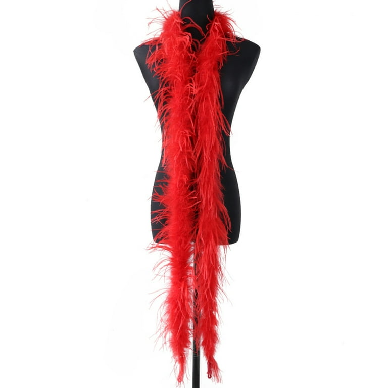 EUBUY Ostrich Feather Scarf DIY Craft Family Dance Wedding Party