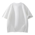 thumbnail image 5 of Mens Short Sleeve T-Shirts Summer Crew Neck Tees Tops for Men Pullover Textured Solid Color Dressy Casual Tshirts Shirts, 5 of 8
