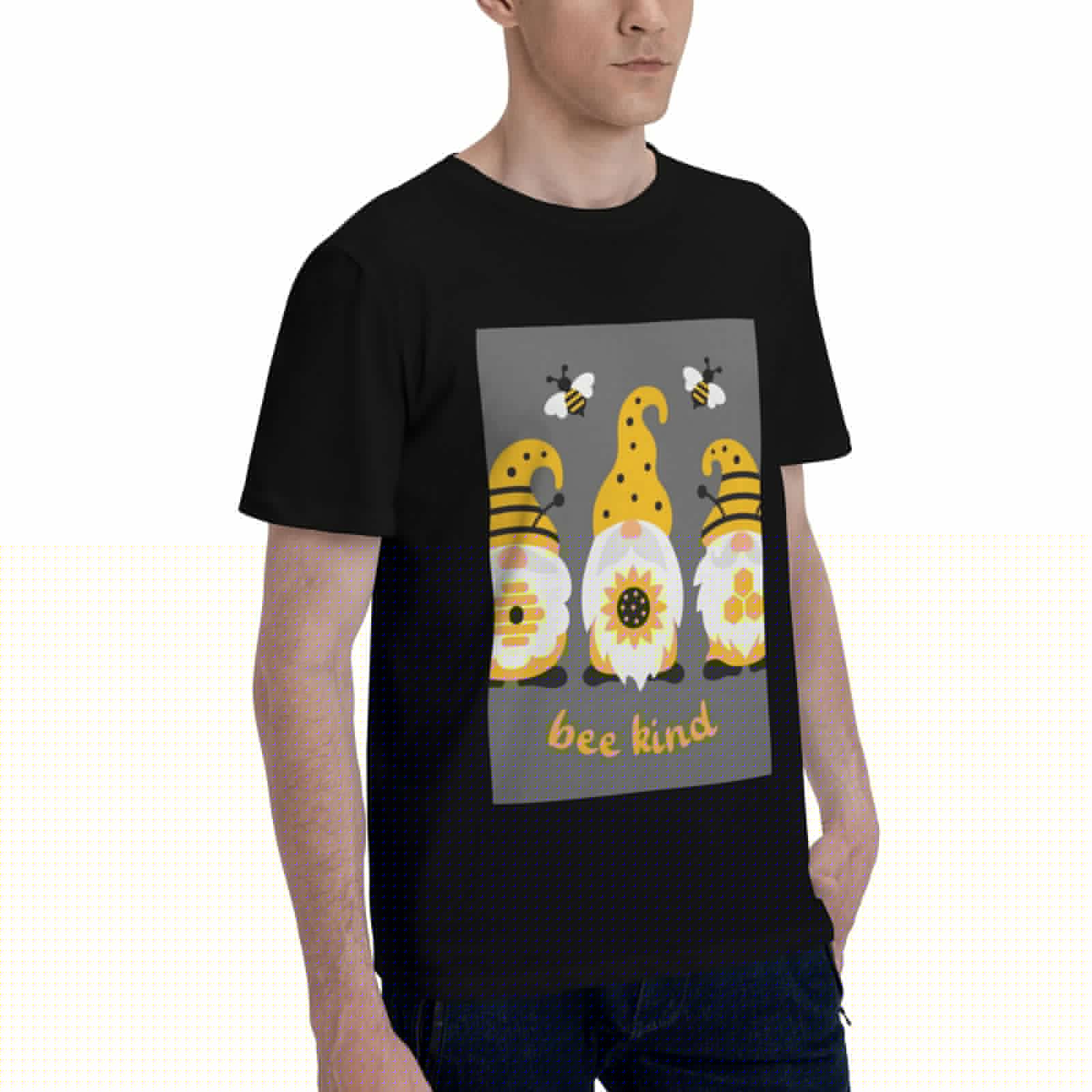 thumbnail image 2 of Bingfone Bee Kind Men'S Loose Fit Short-Sleeve Pocket T-Shirt, 2 of 7