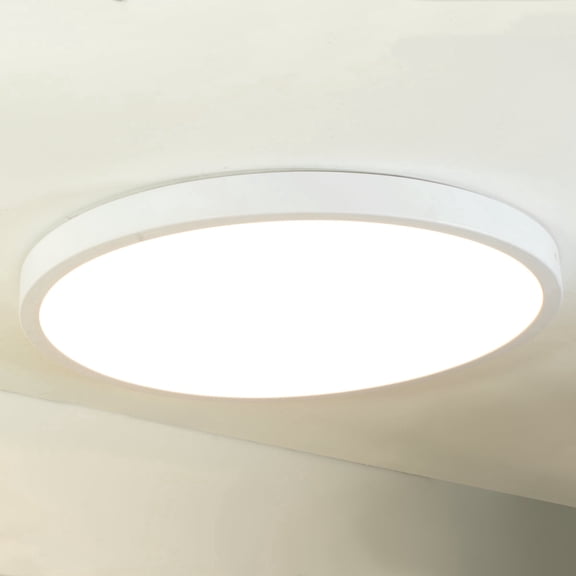 GT-Lite 19-inch Round 2400 Lumen LED Backlit Flat Panel Light 5CCT White, 1-Pack