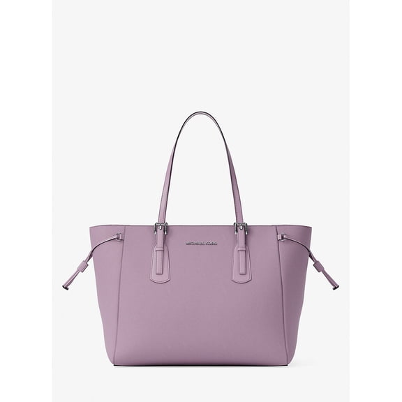 Michael Kors Outlet Voyager Large Saffiano Leather Tote Bag - LT Quartz