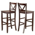 thumbnail image 1 of Winsome Victor 2-Piece 29" V-Back Bar Stools - 94259, 1 of 8