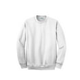 thumbnail image 5 of Gildan DryBlend Men's Crewneck Sweatshirt, Soft Warm Fleece Pullover, Cotton-Poly Blend, White, XL, 5 of 5