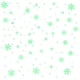 thumbnail image 4 of Etiqueta engomada del copo de nieve de Navidad, en la oscuridad pegatinas luminosas de Navidad pegatinas de pared innovación moderna Jadeshay A, 4 of 8