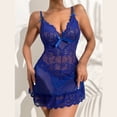 thumbnail image 1 of Pijama de tentación de encaje sexy con perspectiva de lencería sexy para mujer de talla grande europea y americana, 1 of 6
