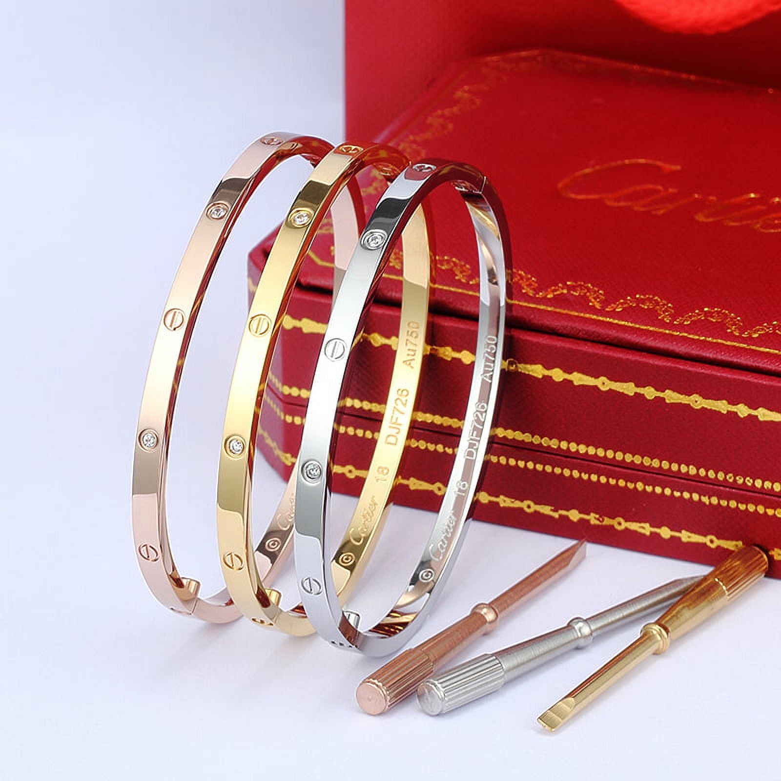 Cartier LOVE Bracelet - 18K White Gold Bangle, Bracelets - CRT107632 | The  RealReal
