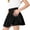 Black, variant on Girls Skirts with Shorts, Knitted Summer Elastic Waist Casual Kids Pleated Skirts Pink Size 10-12 T