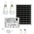 thumbnail image 1 of Mistaha Portable Solar System Waterproof 5.5W Solar Panel 1W & 2W LED Bulbs 5000mAh Controller with Phone Charging Port Compatible with Android/ iOS/ Type-C Outdoor Bulb Lamps for Shed Patio Yard C, 1 of 8