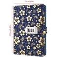 thumbnail image 3 of Retro Pu Leather Password Lock Notebook, Diary Journal, 3 of 5