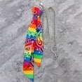 thumbnail image 6 of Bottone Stylish Rainbow Hip hop Cotton Keychain Pants Chain Cool and Colorful Cotton Bandana Pants Chain Jean Rock Punk Keychain, 6 of 7