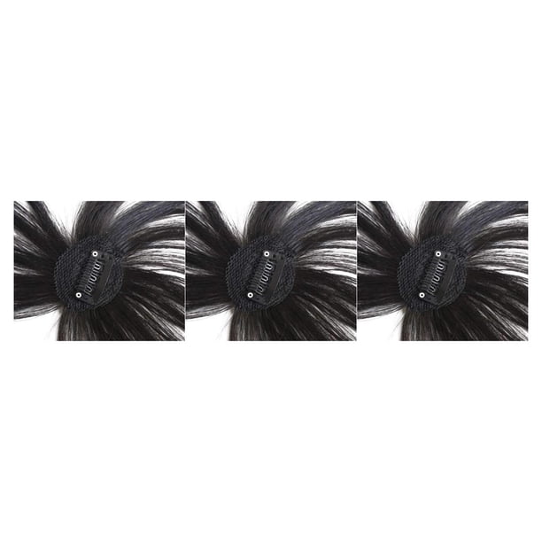 Qarigey Flequillo de aire, postizos finos sin costuras, fibra de alta temperatura, sin rastro con patillas, flecos para mujer, para boda, Type4 NO4
