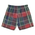 thumbnail image 7 of FORMRS Boys Swim Trunks Quick Dry Mesh Liner Boardshorts Sizes XS-XL, Warm Tartan Mosaic, 7 of 7