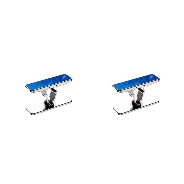 Methold Soporte para teléfono Plegable Soporte giratorio de 360 ° Soporte trasero para teléfono móvil autoadhesivo Soporte para Type2 NO2