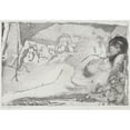 thumbnail image 3 of Arthur Bowen Davies 24x18 Black Modern Framed Museum Art Print Titled - Torment (1919-1920), 3 of 5