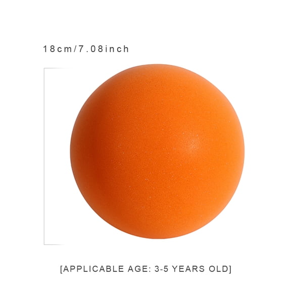 18/21/24CM Foam Silent Ball Lightweight Bouncing Recreation Ball High-Resilience Training Kids Squeezable Basketball for Indoor