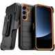 thumbnail image 1 of Funda Defender Series para Samsung Galaxy S25 (2025), Color Negro y Naranja, 1 of 8