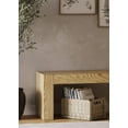 thumbnail image 5 of Maven Lane Zeno Contemporary Wooden Bench in Weathered Natural Finish, 5 of 9