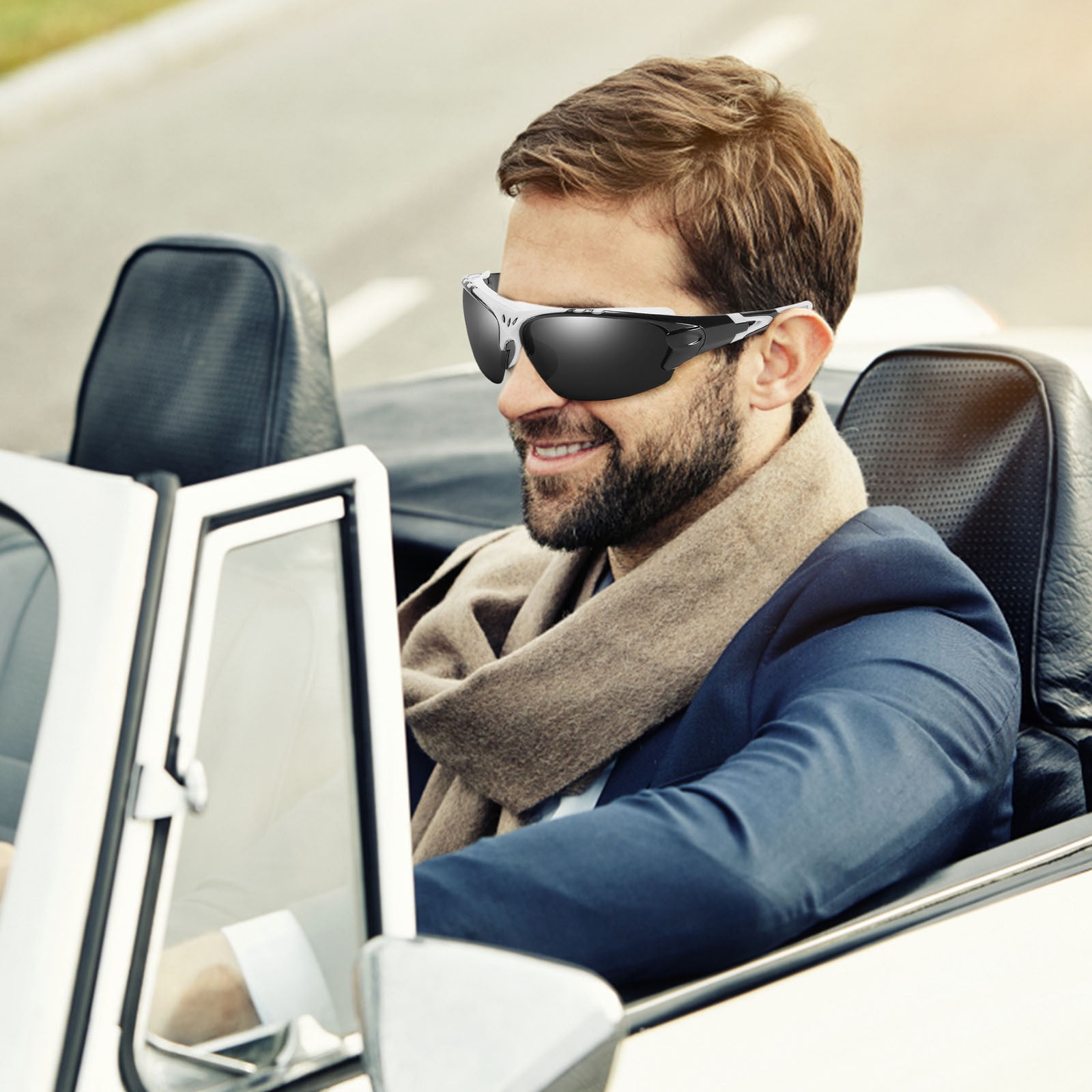 Tuklye Lunettes De Cyclisme Polarisées Pour Hommes Femmes, Soleil Coupe