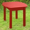 International Concepts Cherry Red Adirondack Table