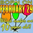 thumbnail image 3 of CafePress - Born On Leap Year, 10 Years Old Light T Shirt - Men's Classic Graphic T-Shirt, 3 of 4