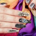 thumbnail image 4 of OUNONA 10Ud Artificiales Negras Con Exclusivo Y Acabado Para Mujer, 4 of 7