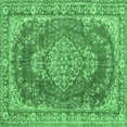 thumbnail image 1 of Ahgly Company Indoor Square Persian Emerald Green Traditional Area Rugs, 8' Square, 1 of 4