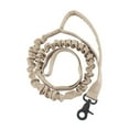 thumbnail image 2 of Bungee Dog Leash Dog Training Leash with Handle Shock Absorbing Heavy Duty Nylon Portable Dog Leashes for Small/Medium Dogs Jogging Grooming Khaki Swivel Hook, 2 of 9