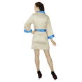 thumbnail image 2 of Bimba Femmes Beige Satin Robe Courte Robe Demoiselle d'Honneur Robes de Mariée Cadeau Coverup, 2 of 9
