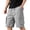 Gray #015, variant on Cargo Shorts for Men Elastic Waist Drawstring Lightweight Hiking Shorts Breathable Stretch Casual Shorts, XL