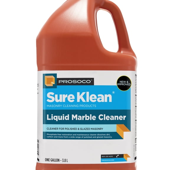 PROSOCO Liquid Marble Cleaner - Polished stonework and glazed masonry cleaner and restorer - Trusted by Professionals