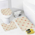 thumbnail image 2 of GZHJMY Bathroom Mat set of 3， 3 Pieces Bath Mats Set for Bathroom, Non-Slip Washable Cover Floor Rug Decorations for Bathroom, 2 of 6
