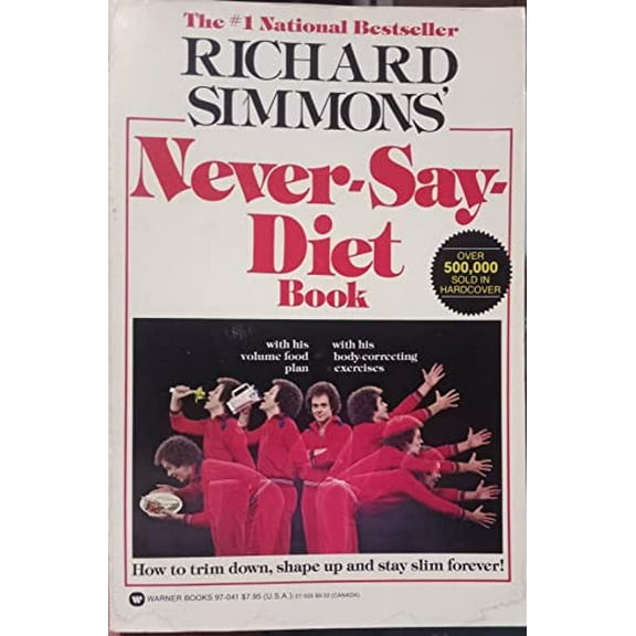 Pre-Owned Richard Simmons Never-Say-Diet Book (Paperback) 0446970417 9780446970419