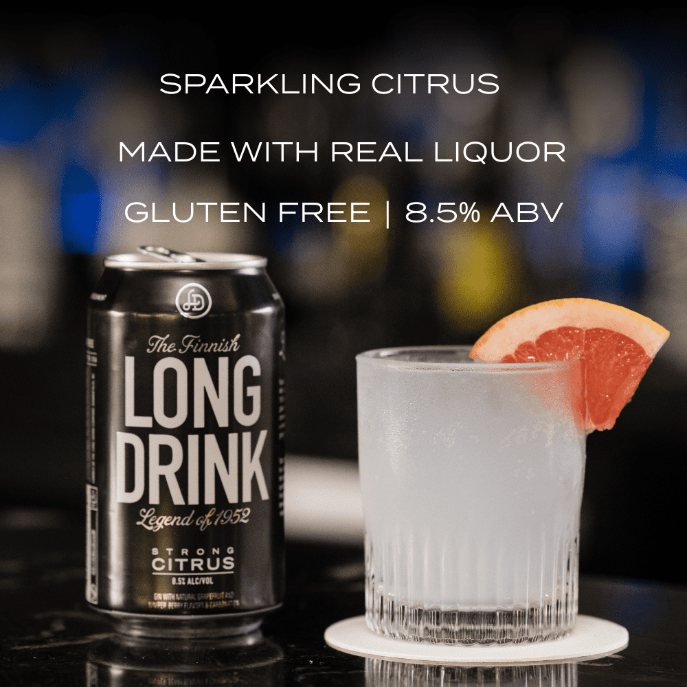The Finnish Long Drink Strong Citrus Cocktail, 6 pack 355 ml Cans, ABV 8.50%