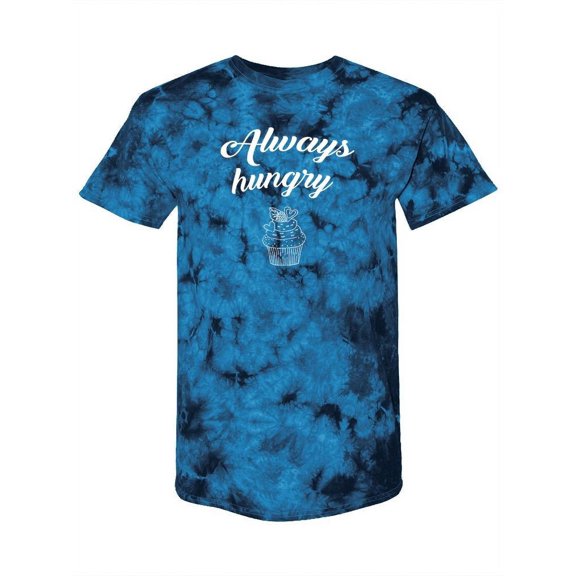 Always Hungry Tie-Dye Crystal Women -Smartprints Designs, Female XX-Large