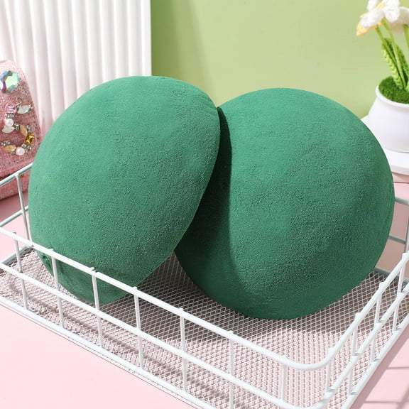 Homoyoyo Artificial Flower Foam Spheres Pieces for Florist Use with Enhanced Stability and Water Retention