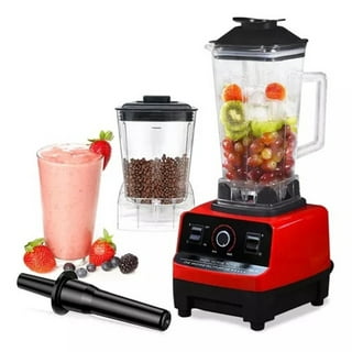 Professional Blender, Blenders for Kitchen Max 4500W High Power Home and  Commercial Blender with Timer, Heavy Duty Ice Blender 68 OZ Smoothie Maker  for Crushing Ice, Frozen Fruit, ect(red) 