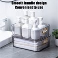 thumbnail image 4 of QTOCIO Desktop Organizer Transparent Cosmetic Mask Organizer Plastic Snack Box Household Kitchen Sundry Organizer, 4 of 6