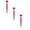 Red, variant on 1ml Heart Shaped Retractable Ballpoint Pen Multi Color Cute Plastic Gel Pen Stu dent Stationery Writing Pen Kawaii Office Sch ool Gift 9 Colors Red 3Pcs