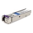 thumbnail image 1 of AddOn - module Émetteur-Récepteur SFP (mini-GBIC) - 1GbE - 1000Base-BX - LC Monomode - jusqu'à 6,2 miles - 1490 (TX) / 1310 (RX) nm - Conforme TAA, 1 of 4