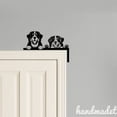 thumbnail image 3 of Handmadetneonsign Bernese Mountain Dog Door Corner Sign, Dog Metal Door Topper, House Wall Decor 64012, 3 of 5